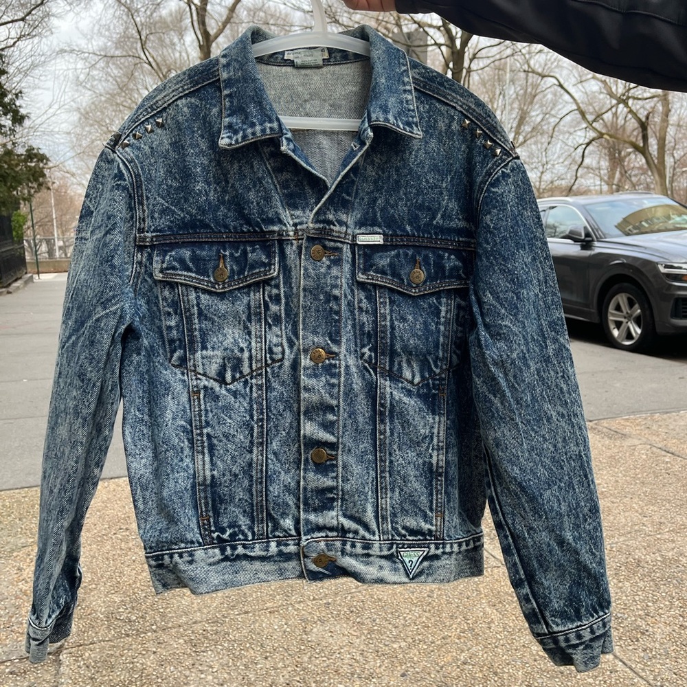 Vintage Acid Wash Denim Jacket